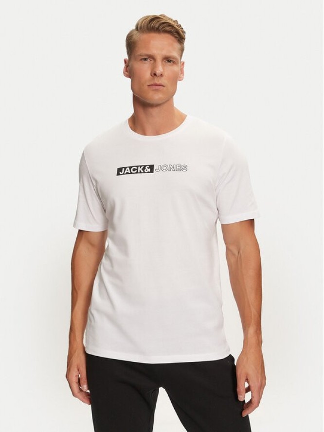 Jack & Jones T-Shirt Corp 12233999 Biały Standard Fit