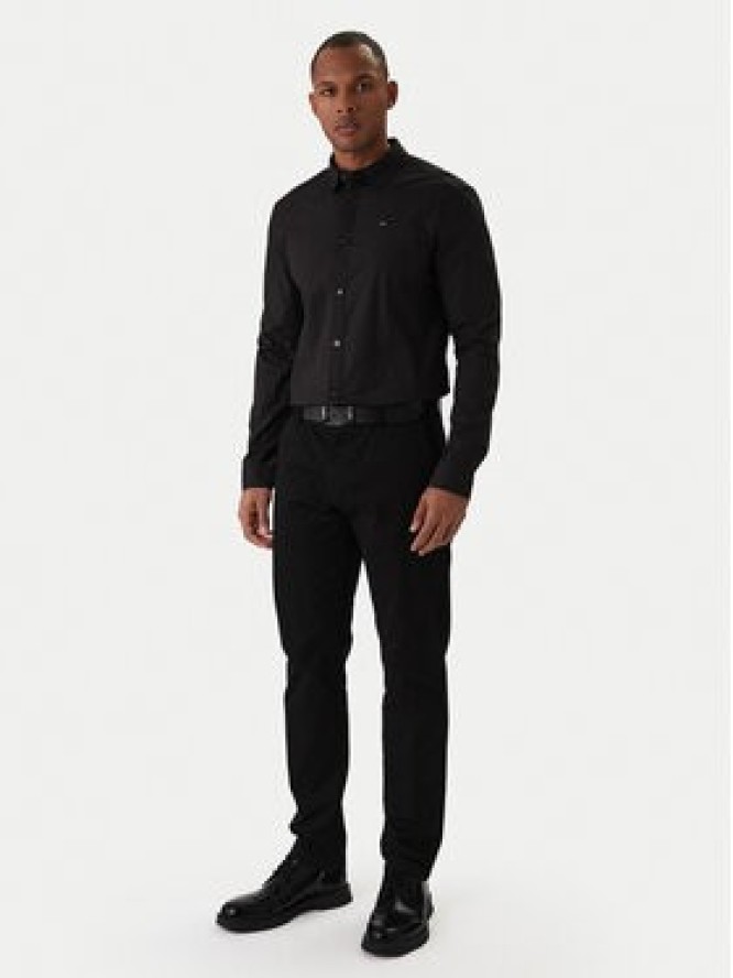 Tommy Jeans Koszula DM0DM04405 Czarny Slim Fit