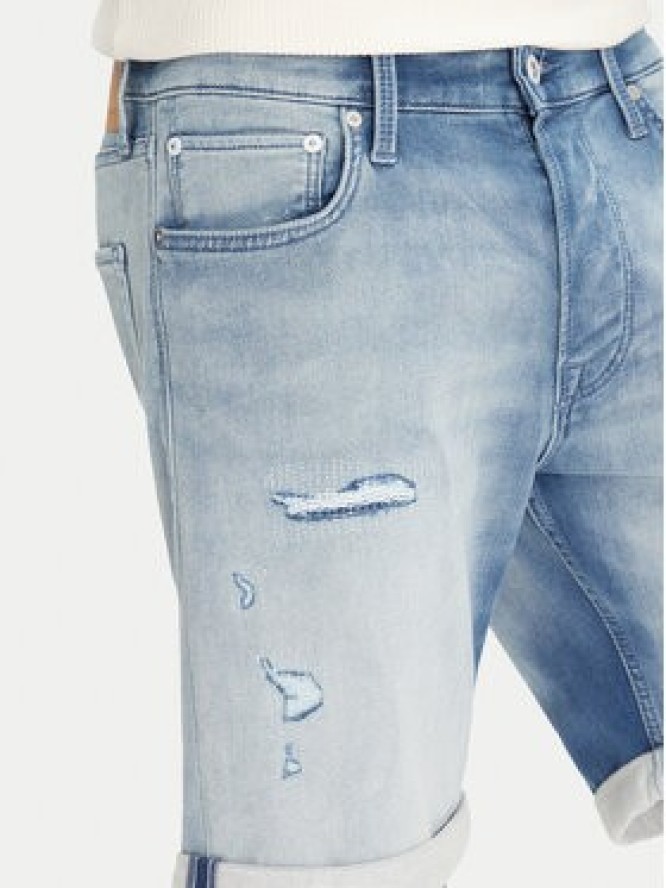 Jack & Jones Szorty jeansowe Rick 12269607 Niebieski Regular Fit