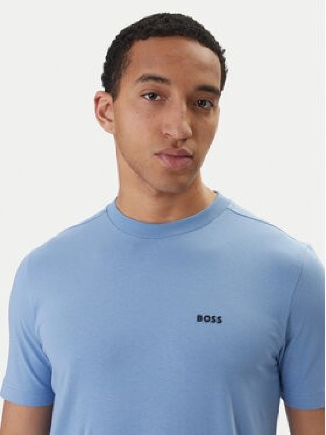 BOSS T-Shirt 50506373 Błękitny Regular Fit