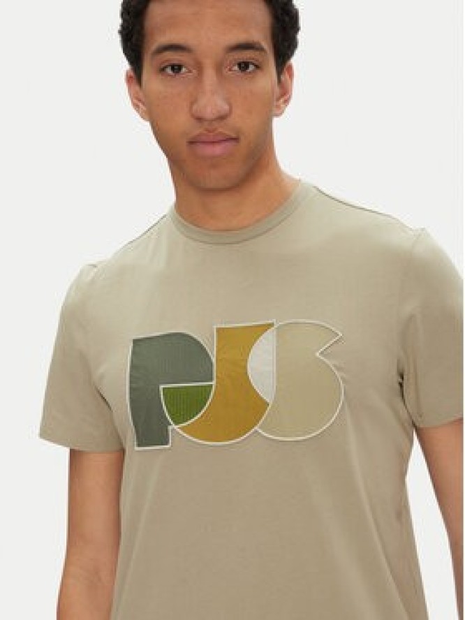 Parajumpers T-Shirt Leland 25SMPMTSGT09 Beżowy Regular Fit