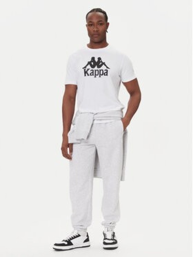 Kappa T-Shirt Authentic 361N6QW Biały Regular Fit