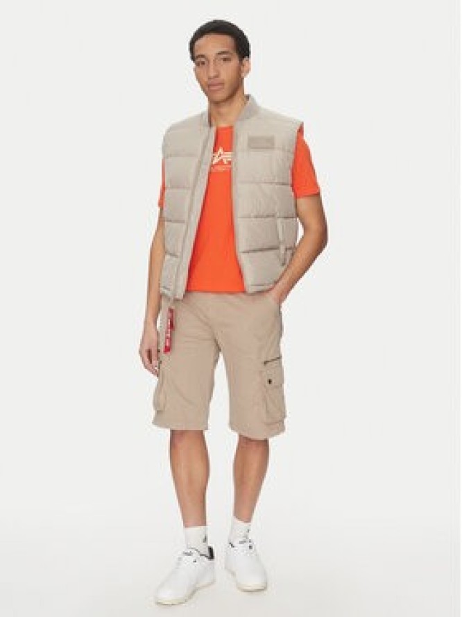 Alpha Industries Kamizelka 118109 Beżowy Regular Fit