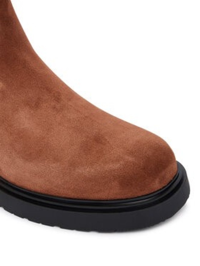 Calvin Klein Sztyblety Combat Ess Chelsea Boot Su YM0YM01372 Brązowy