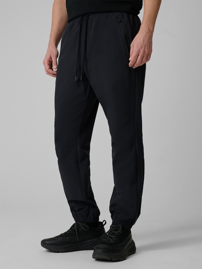 4F Spodnie casual joggery męskie - czarne XL