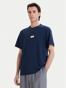 Versace Jeans Couture T-Shirt 80GAHT05 CJ00T Granatowy Regular Fit