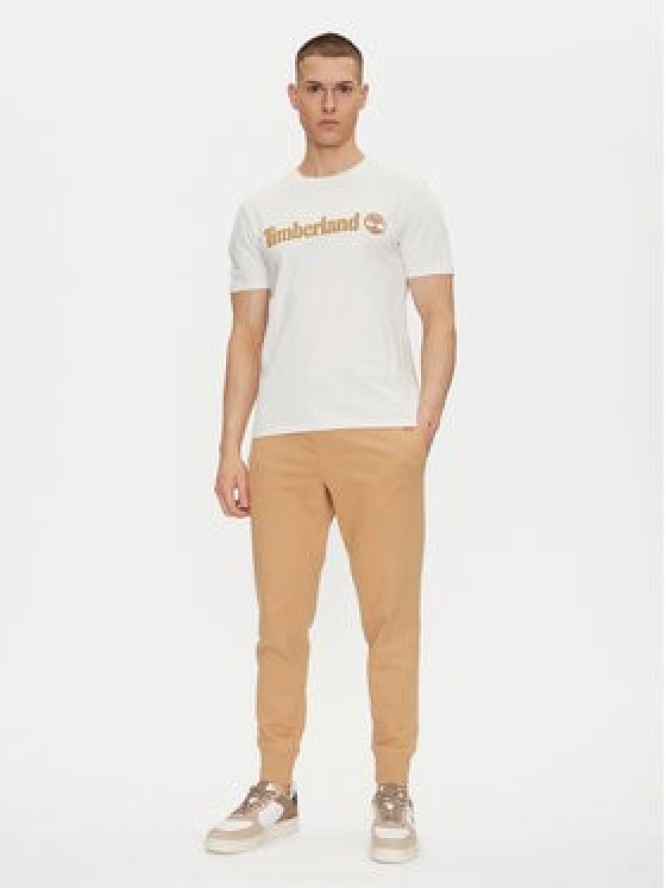 Timberland Spodnie dresowe TB0A5V5Q Beżowy Regular Fit