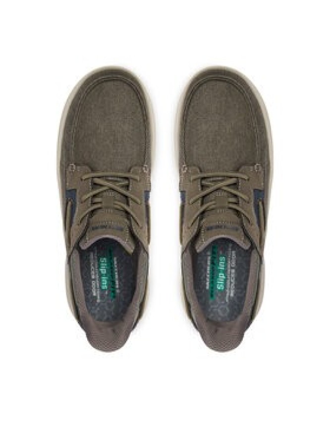 Skechers Półbuty Slip-ins Relaxed Fit: Troutt - Davey 205599/GRY Szary