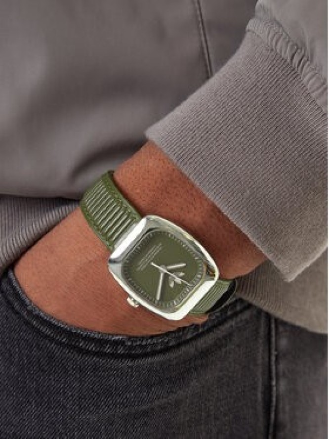 adidas Zegarek Retro Wave One AOSY24526 Zielony