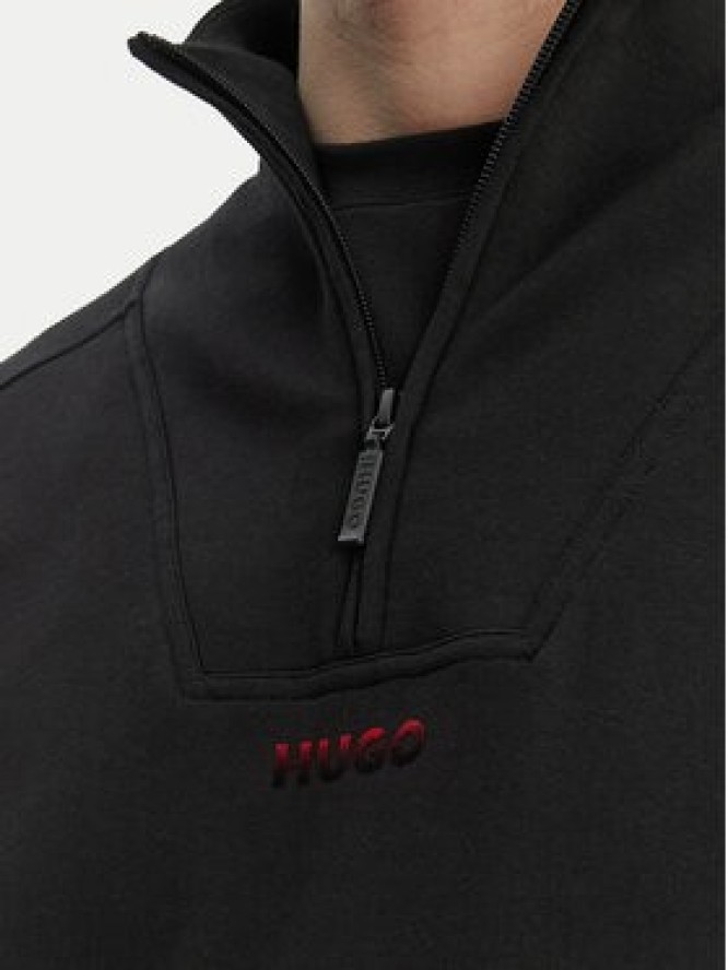 HUGO Bluza Atlas 50557016 Czarny Regular Fit