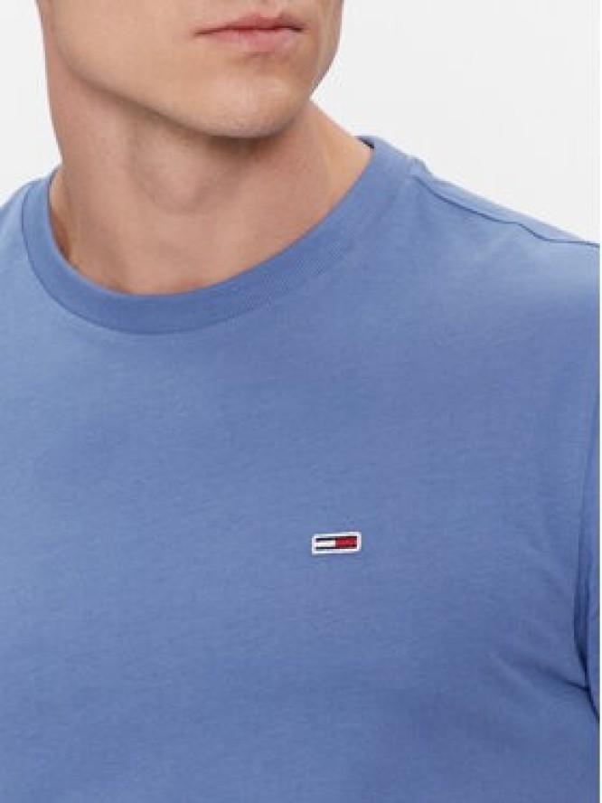 Tommy Jeans T-Shirt Classic DM0DM09598 Niebieski Regular Fit