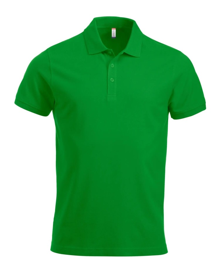 clique Classic Lincoln S/S koszulka polo męska nowy krój – apple green