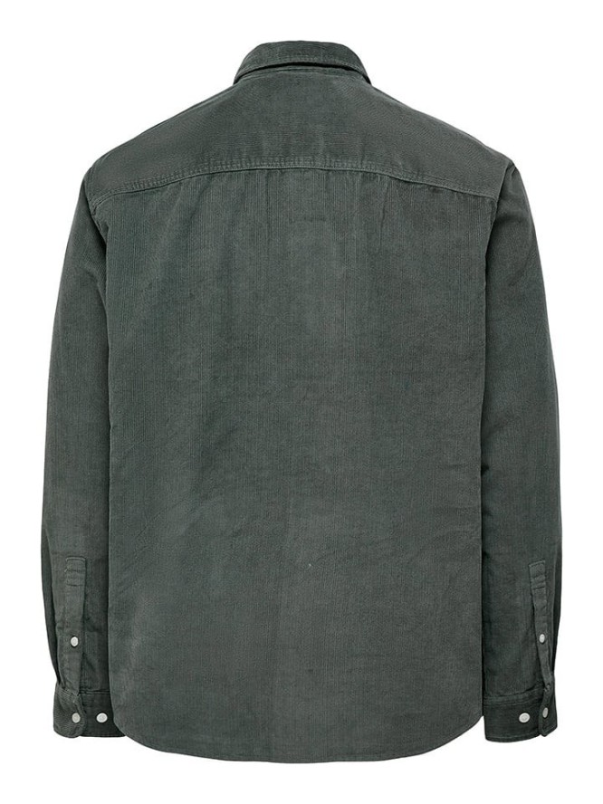 ONLY & SONS Koszula "Salp" - Relaxed fit - w kolorze zielonym rozmiar: S