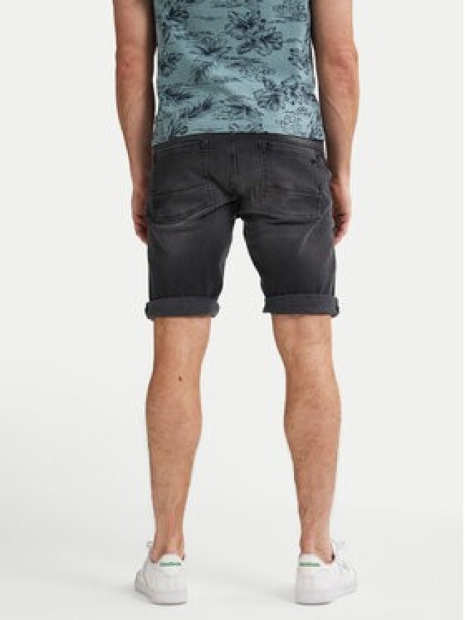 Petrol Industries Szorty jeansowe M-1050-SHO003 Czarny Regular Fit