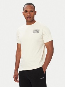 Kappa T-Shirt 322P14W Beżowy jasny Regular Fit