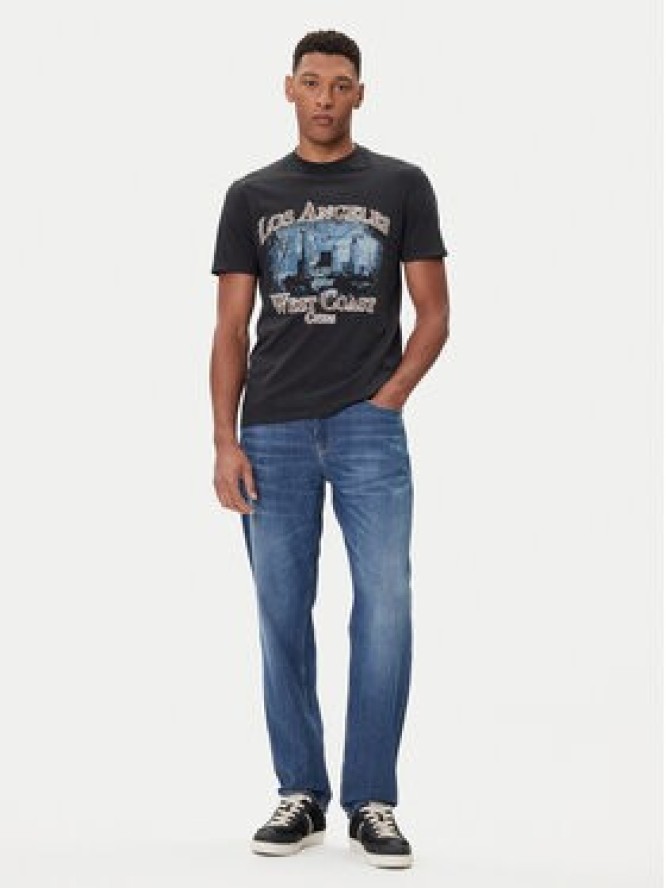 Guess T-Shirt M5BI02 K8FQ4 Czarny Regular Fit