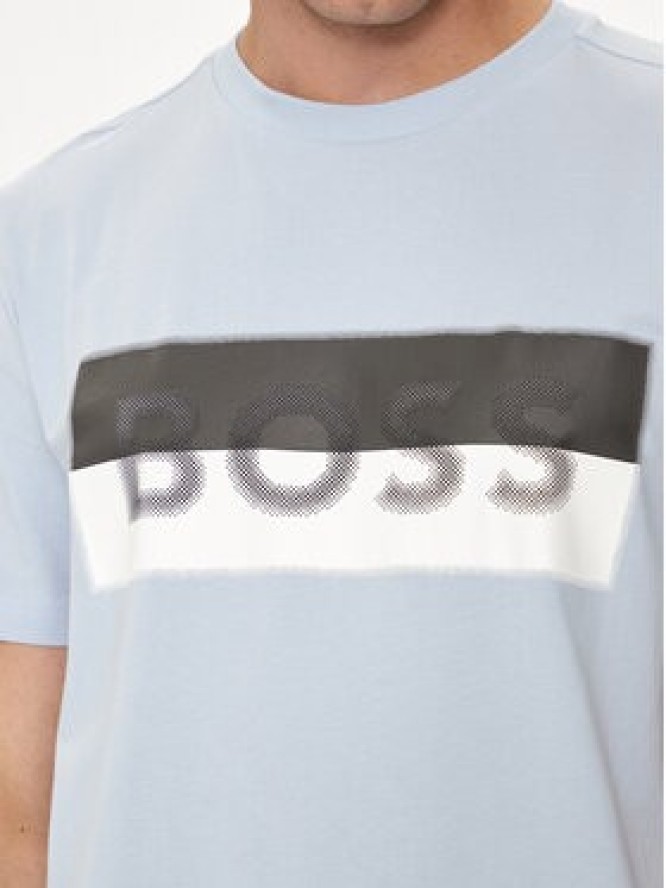 Boss T-Shirt Tee 9 50512998 Niebieski Regular Fit