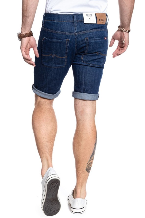 SPODENKI MUSTANG 5 Pocket Short DENIM BLUE 1007373 5000 580