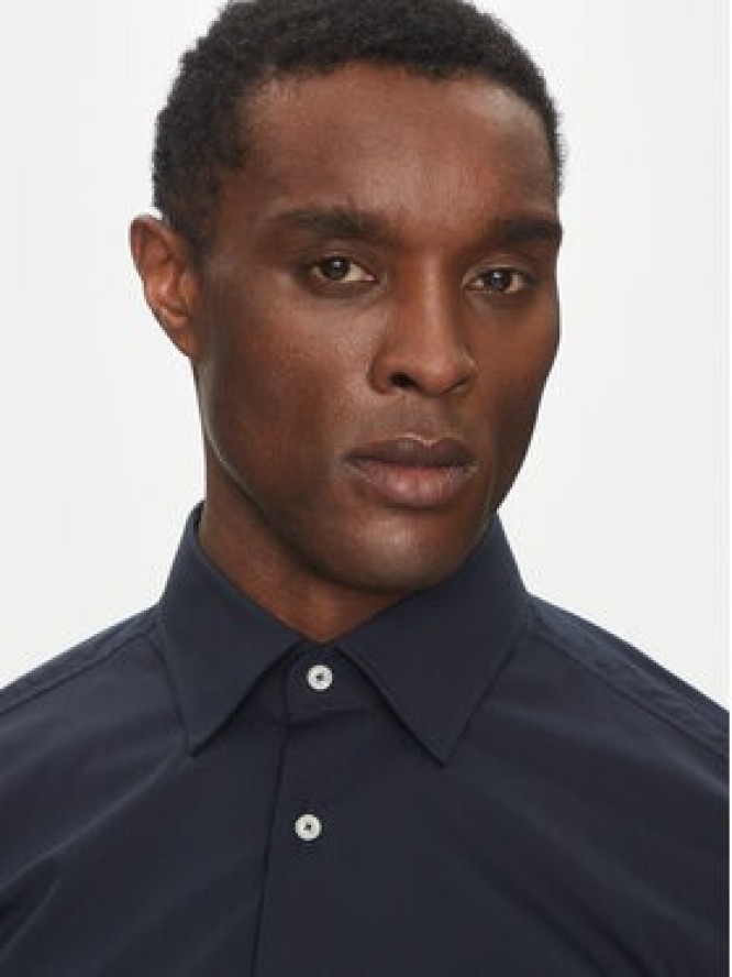 BOSS Koszula H-HANK-kent-C3-214 50538949 Granatowy Slim Fit