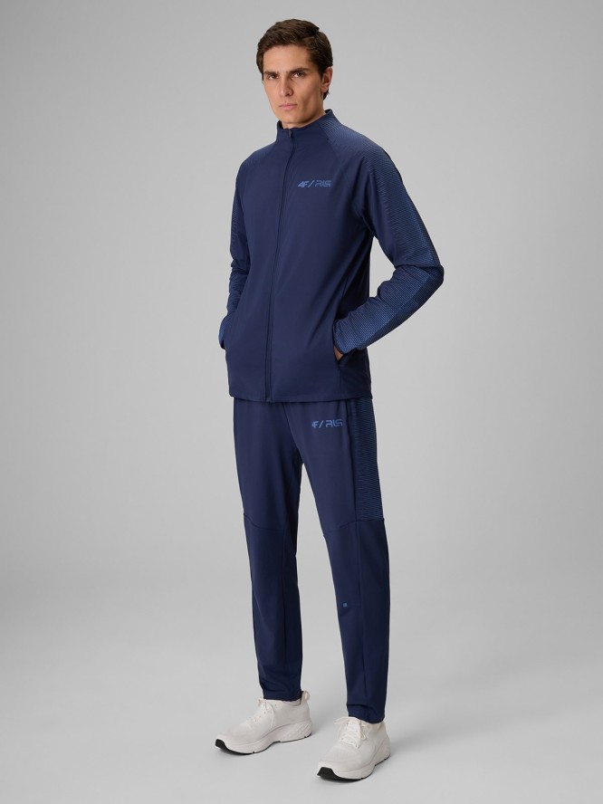 4F Bluza treningowa regular bez kaptura męska 4F x Robert Lewandowski - granatowa M