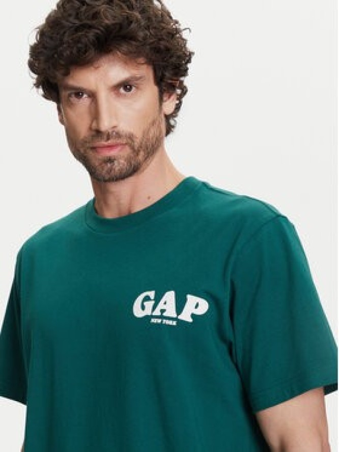 Gap T-Shirt 768925-02 Zielony Regular Fit