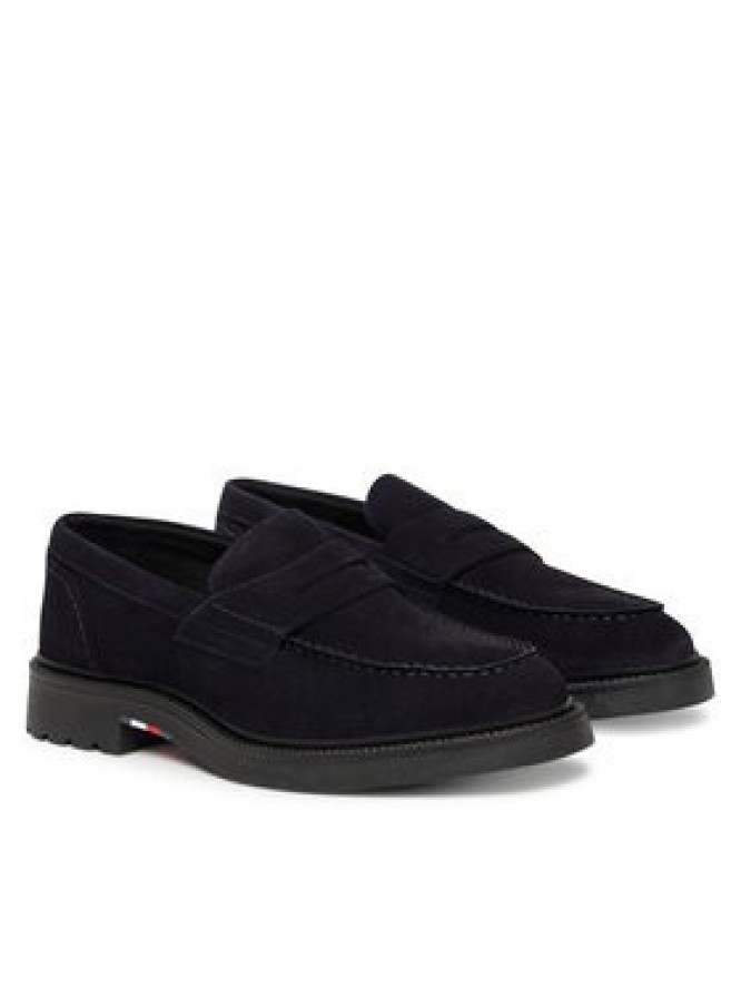 Tommy Hilfiger Mokasyny Comfort Lwt FM0FM05727 Granatowy