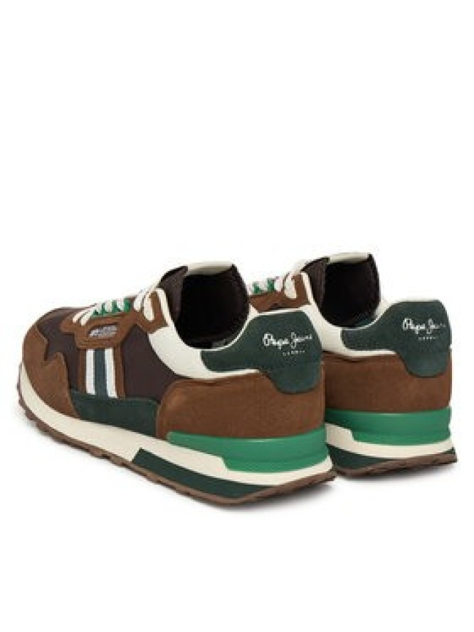 Pepe Jeans Sneakersy Kingston College M PMS400010 Brązowy