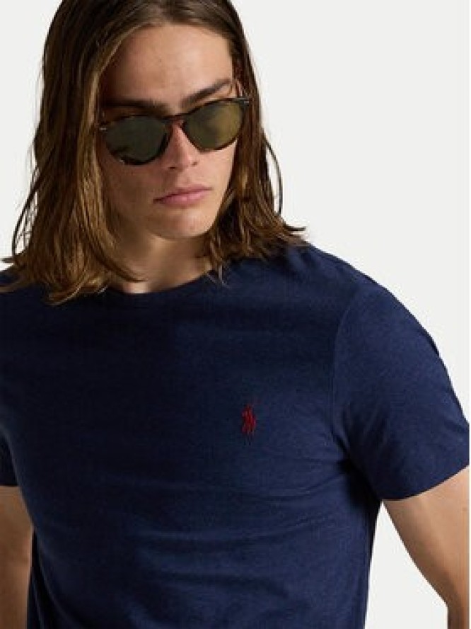 Polo Ralph Lauren T-Shirt 710671438282 Granatowy Slim Fit