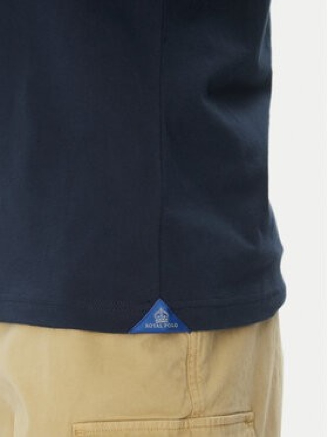 La Martina T-Shirt Aloysius MARG30 JS206 Granatowy Regular Fit