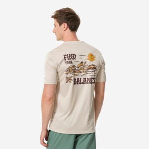 Koszulka UV surfingowa męska Decathlon Water T-shirt krótki rękaw