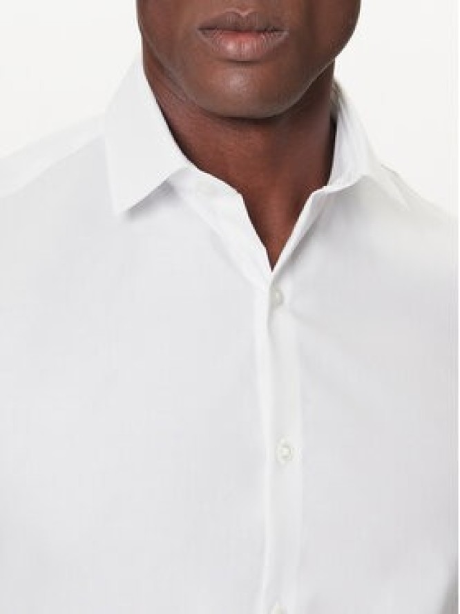 Calvin Klein Koszula LV019EU006 Biały Slim Fit