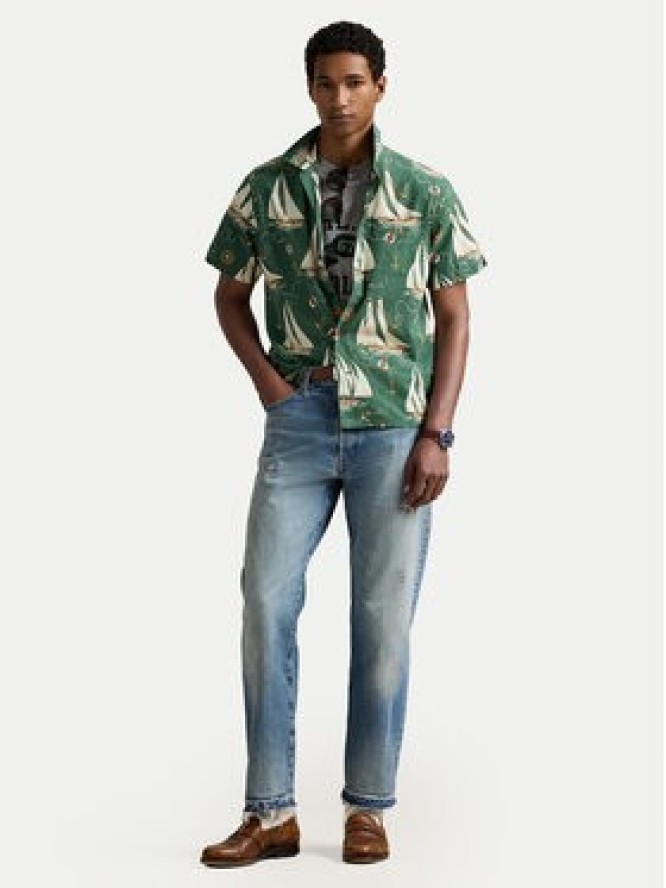 Polo Ralph Lauren Koszula 710971217001 Zielony Classic Fit