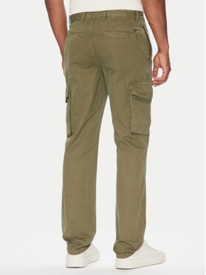 Tommy Hilfiger Spodnie materiałowe Denton MW0MW39695 Zielony Straight Fit