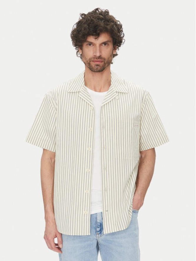 Calvin Klein Jeans Koszula J30J327330 Beżowy Regular Fit