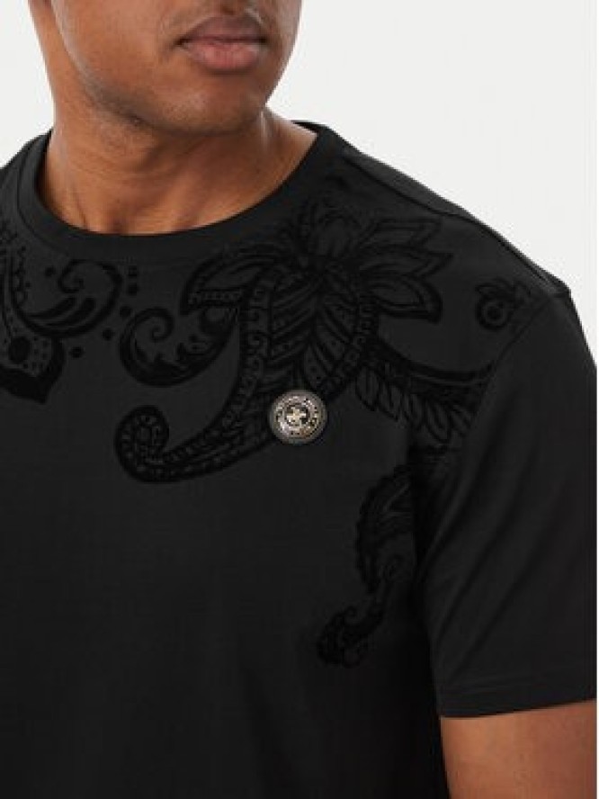Beverly Hills Polo Club T-Shirt M1631-HR Czarny Regular Fit