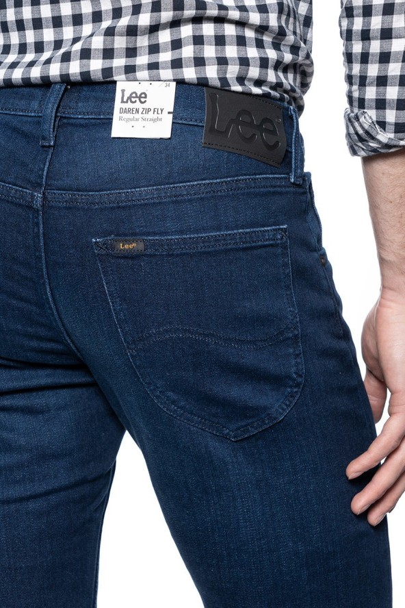 LEE SPODNIE MĘSKIE Daren Zip Fly CLEAN DK RAY L707NOTV 112118303
