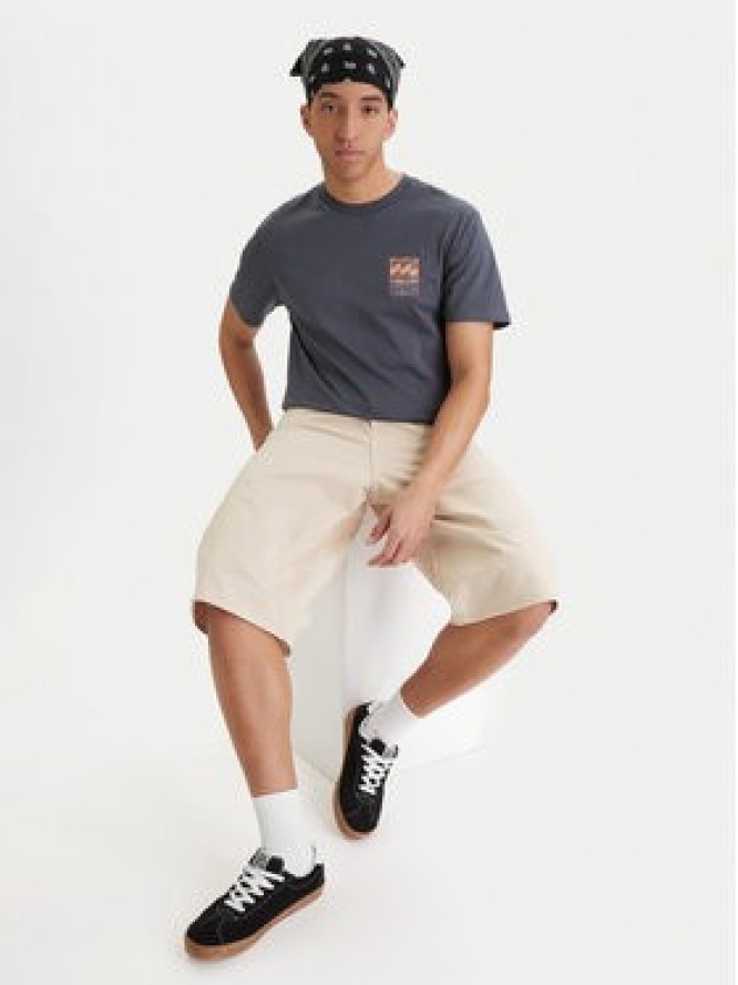 Billabong T-Shirt Stamp EBYZT00293 Granatowy Regular Fit