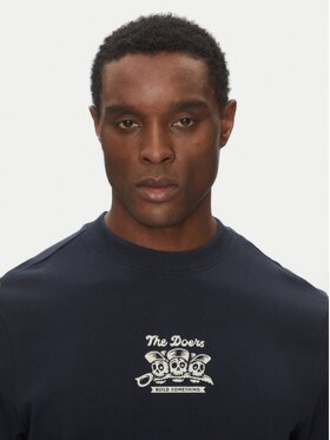 Element Bluza ELYSF00282 Granatowy Regular Fit