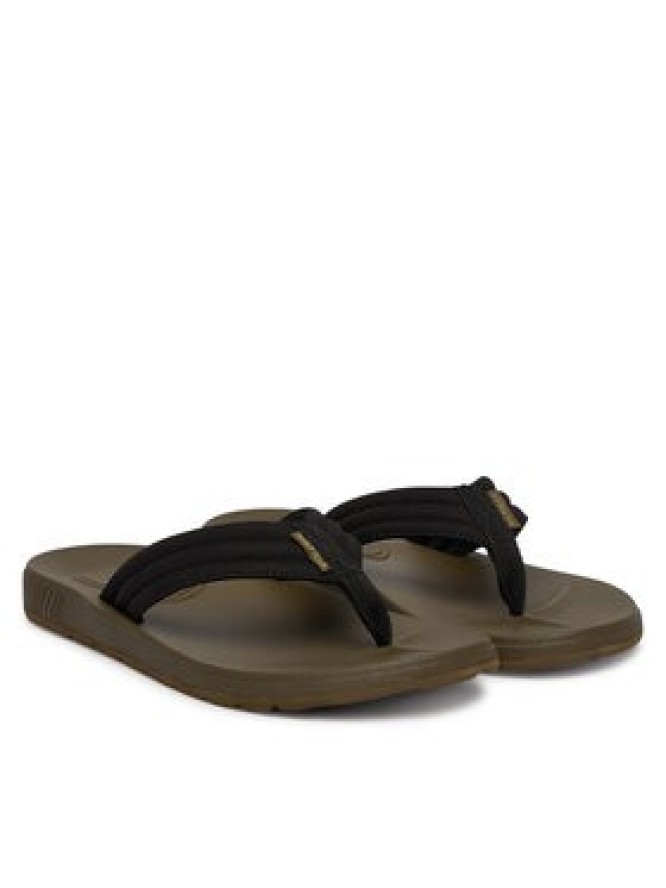 Tommy Hilfiger Japonki Molded Hilfiger Lth Beach Sandal FM0FM05802 Czarny