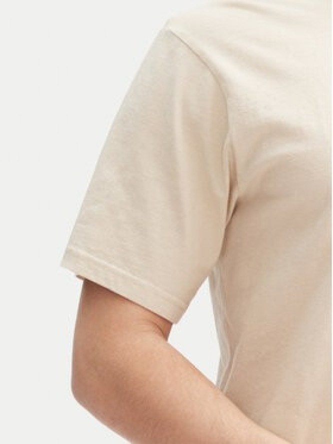 INDICODE T-Shirt Carlsin 41-121 Beżowy Regular Fit