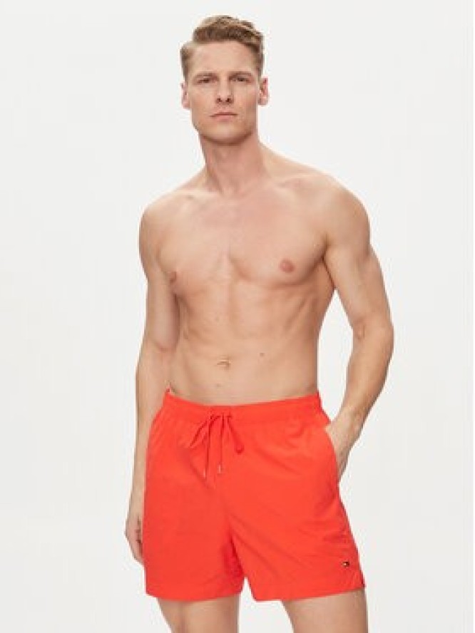 Tommy Hilfiger Szorty kąpielowe UM0UM03280 Czerwony Regular Fit