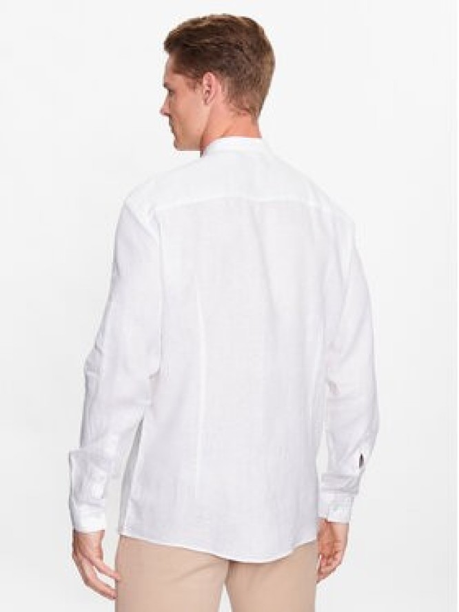 Hugo Koszula 50490740 Biały Slim Fit