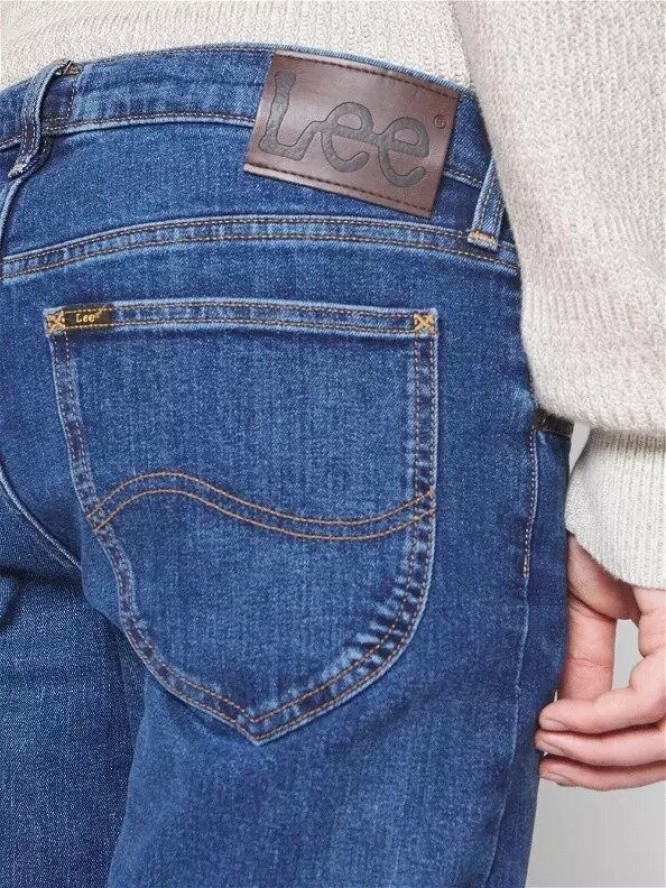 LEE DAREN ZIP FLY MĘSKIE SPODNIE JEANSOWE JEANSY AGED ALVA L707DHAO 112331017