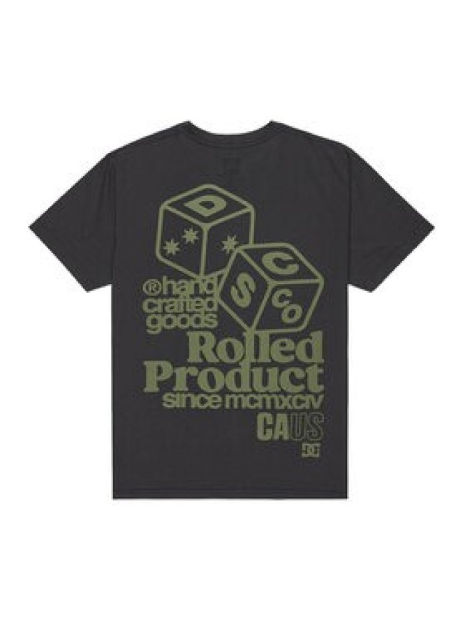 DC Shoes T-Shirt High Rollin EDYZT04367 Czarny Regular Fit