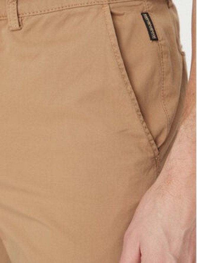 Napapijri Chinosy M-Puyo NP0A4H98 Brązowy Slim Fit