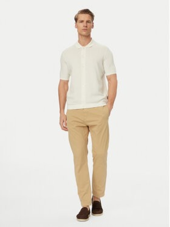 Bugatti Koszula 7100-15536E Biały Regular Fit