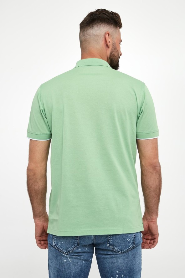 Polo męskie z logo KARL LAGERFELD