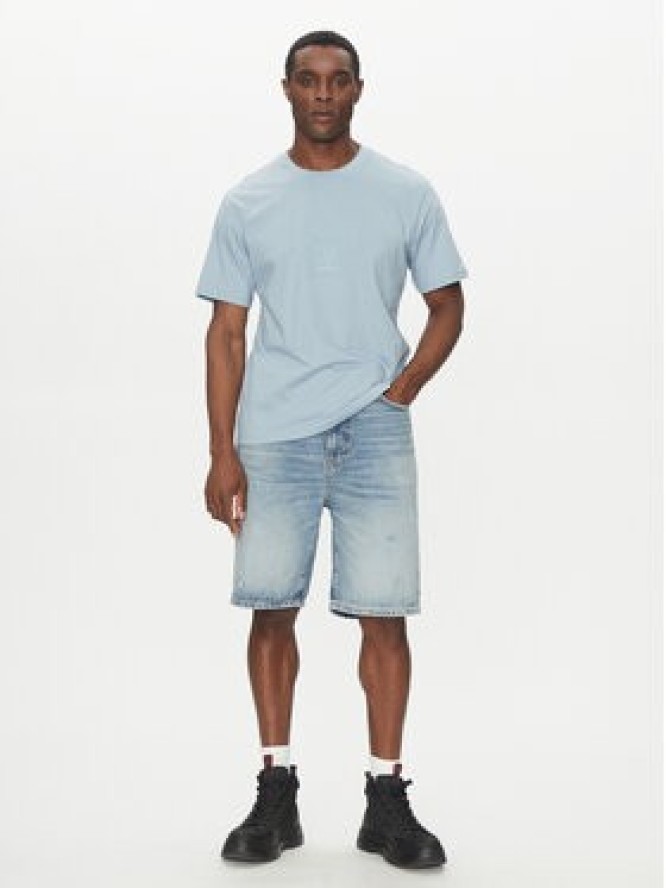 HUGO T-Shirt 50538246 Błękitny Regular Fit