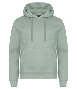 clique Bluza z kapturem Miami z bawełny i poliestru z recyklingu – Sage Green