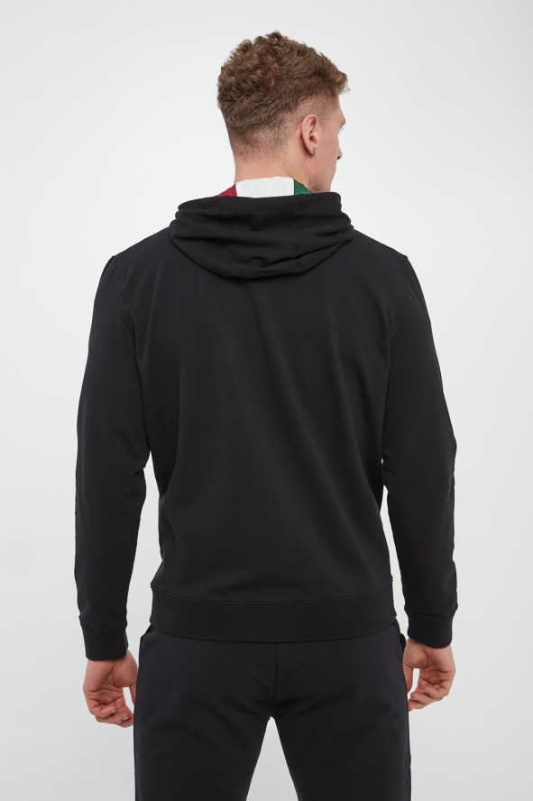 Bluza męska z odpinanym kapturem AERONAUTICA MILITARE